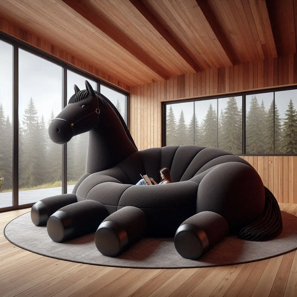 How to Incorporate a Giant Horse Lounger into Your Space