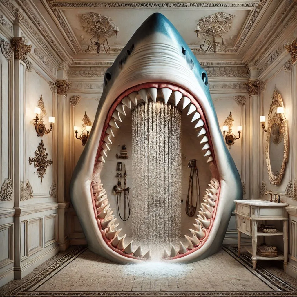 How to Get Your Own Giant Shark Shower