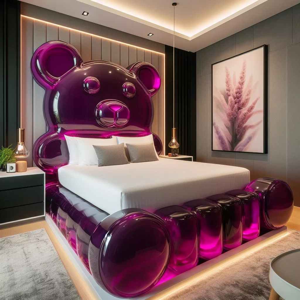 Experience Sweet Dreams with Gummy Bear Beds: A Blend of Whimsy and Comfort