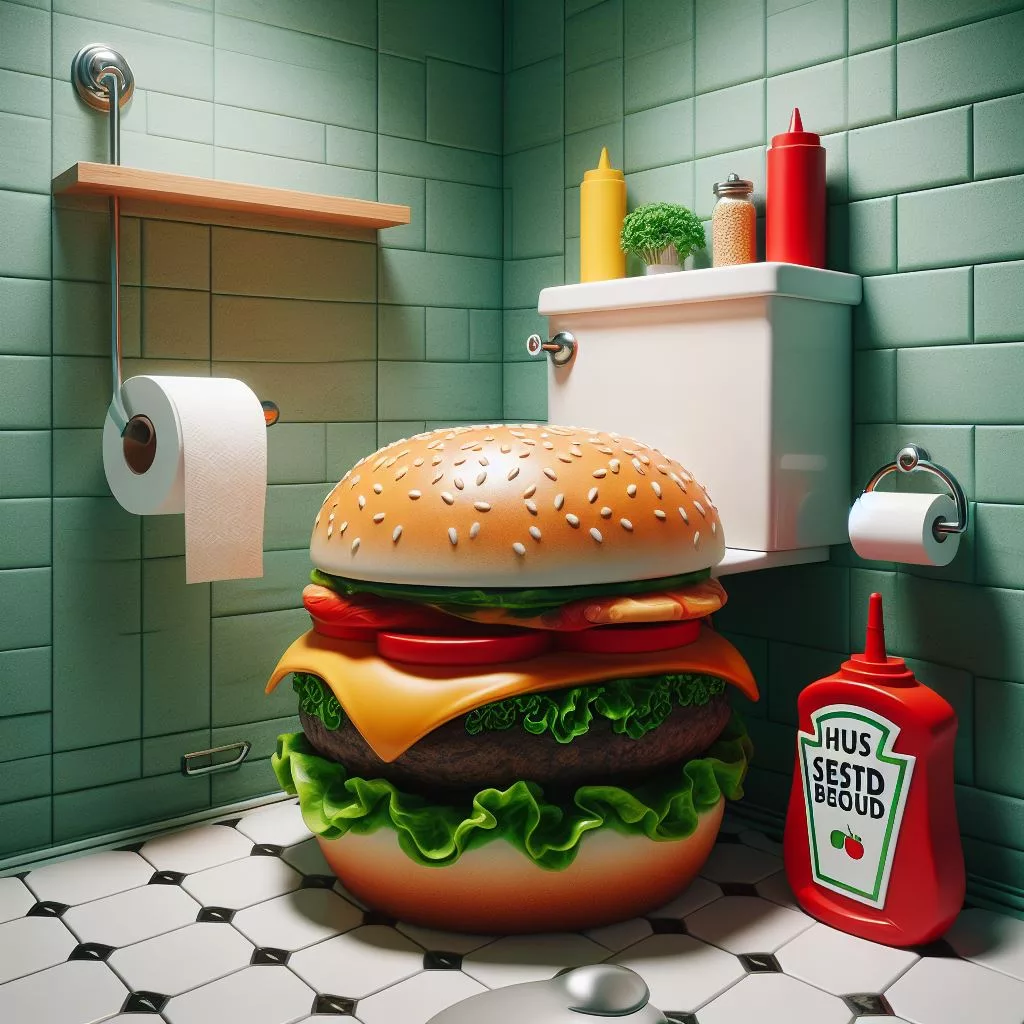 Why Choose a Hamburger-Shaped Toilet?