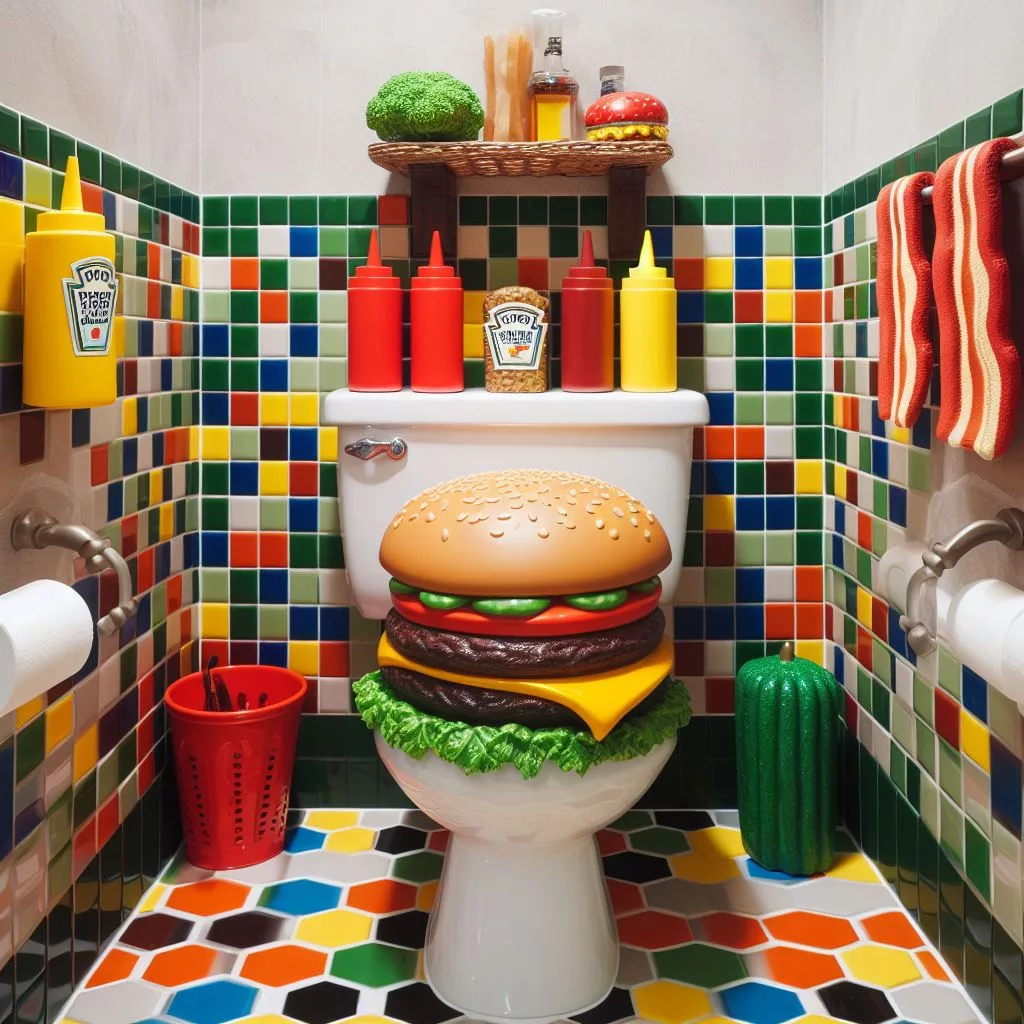 Ideal Locations for a Hamburger-Shaped Toilet