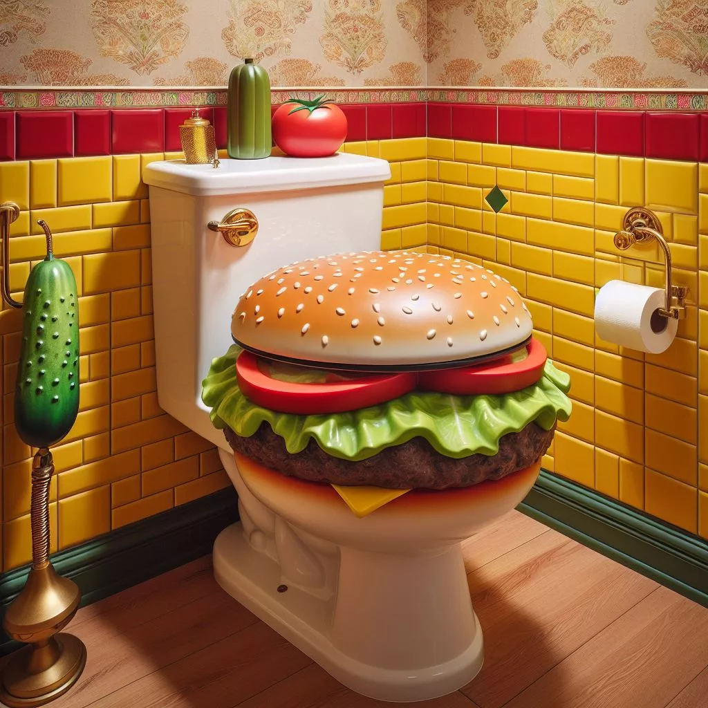 Where to Buy a Hamburger-Shaped Toilet