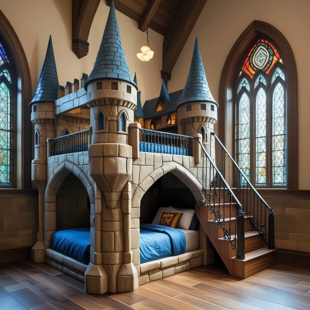 Incorporating the Hogwarts-Shaped Bunk Bed into Your Home