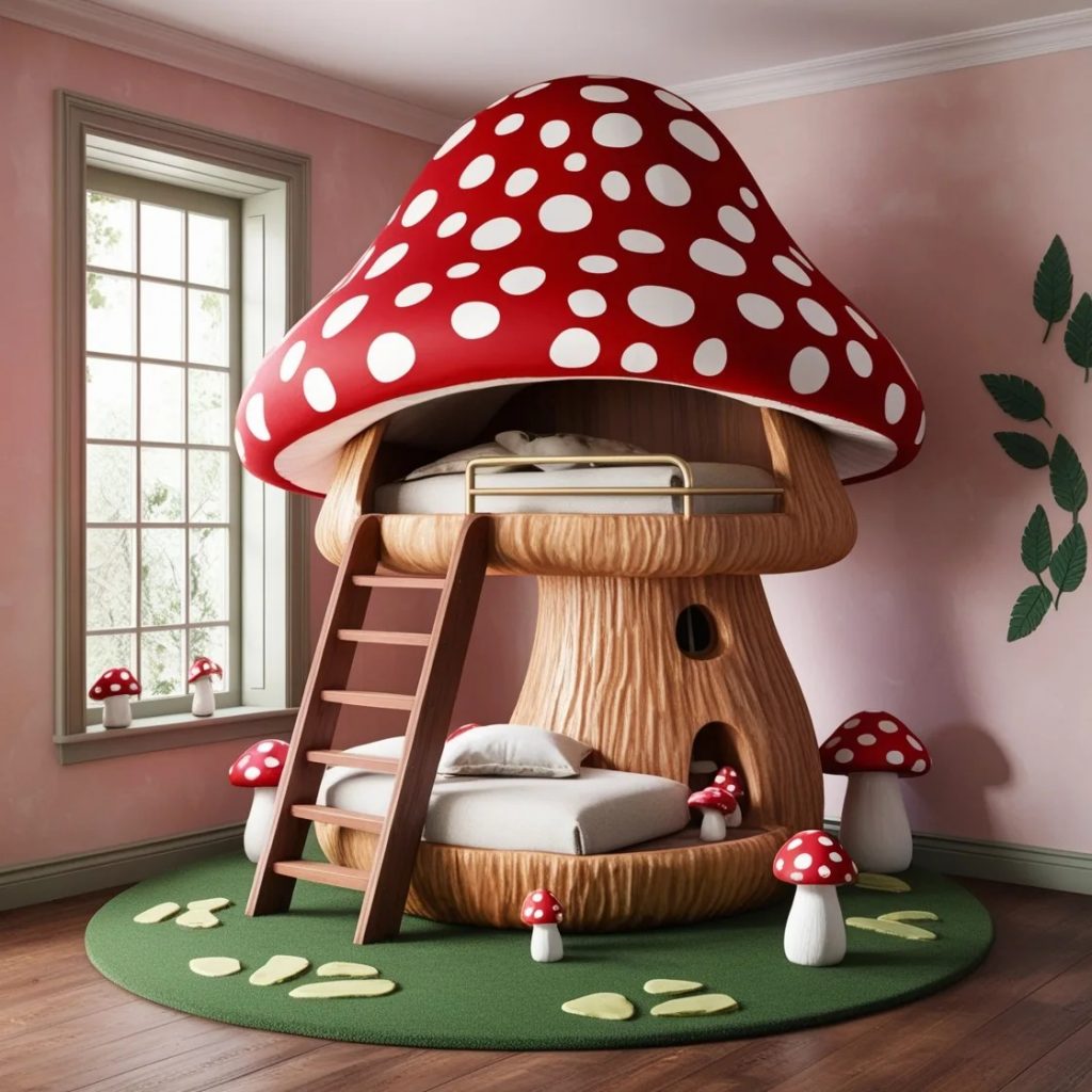 Design Features of the Mushroom Bunk Bed