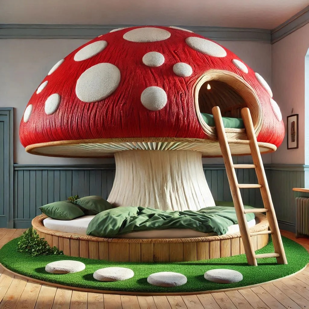 Design Ideas and Themes for Mushroom Bunk Beds