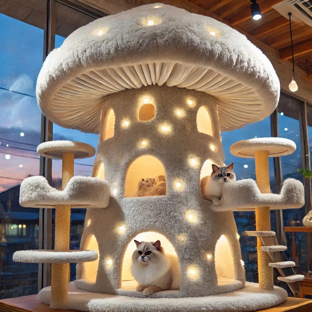 Where to Buy the Mushroom-Shaped Cat Tree