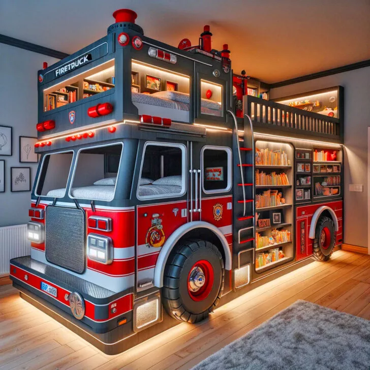 The Concept of the Firetruck Kids Bunk Bed