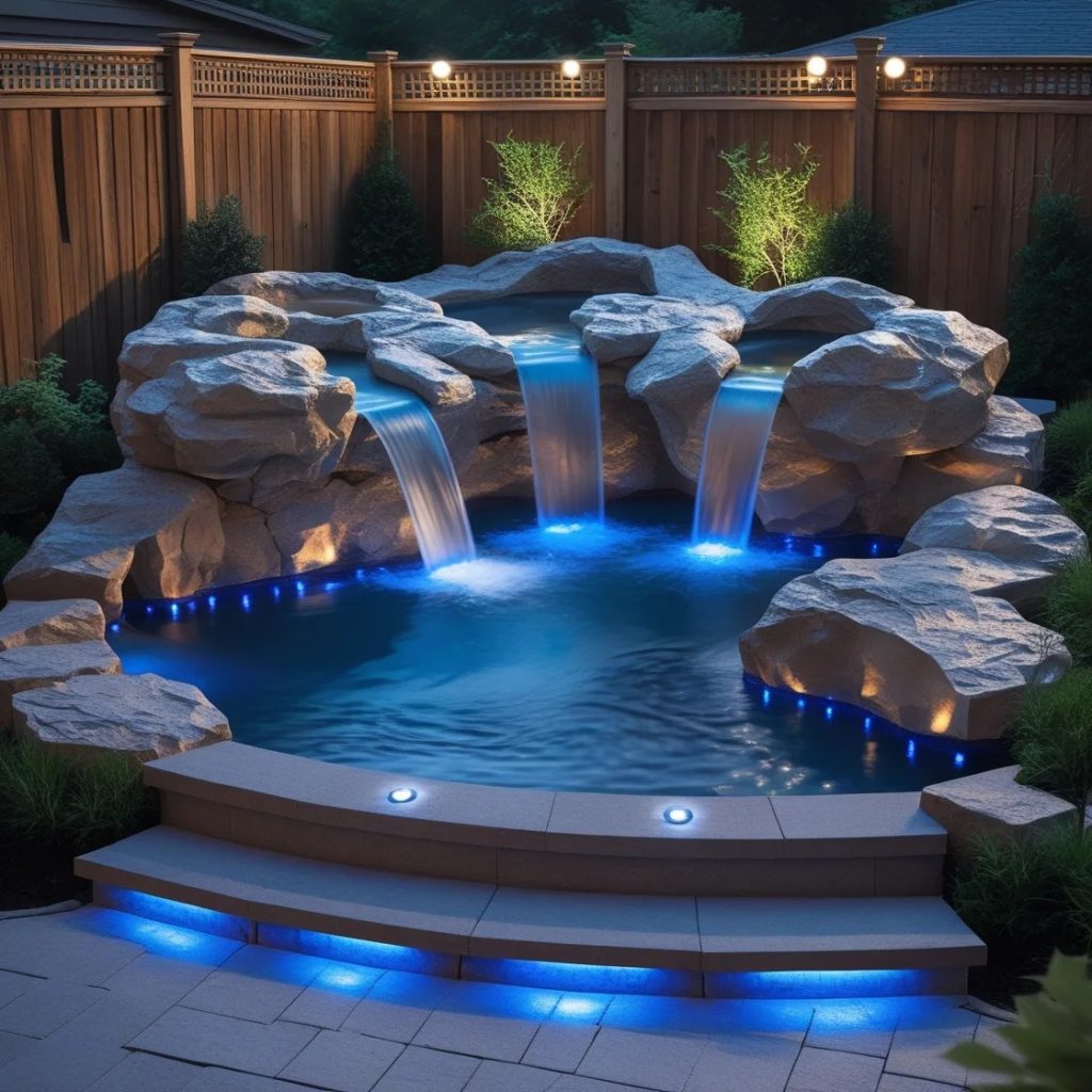 The Benefits of Owning a Rock and Waterfall Hot Tub