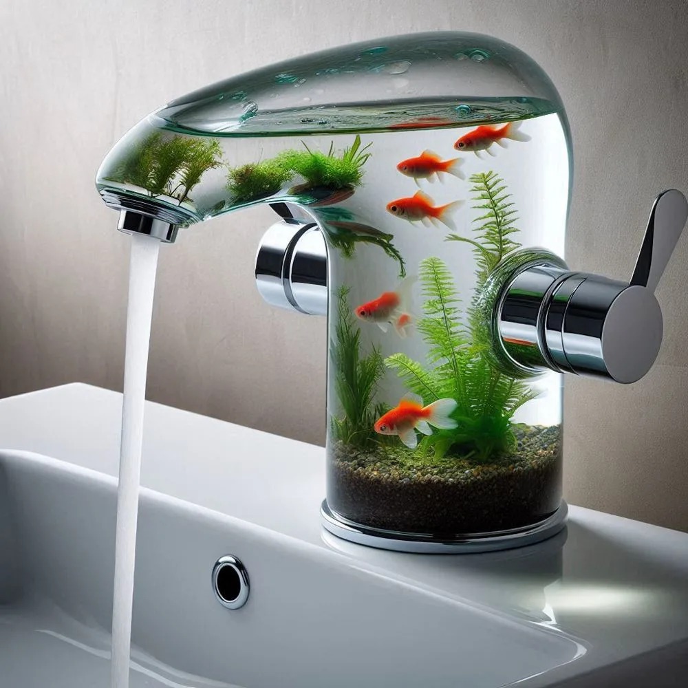 4. Elevating Your Home with an Aquarium-Inspired Faucet