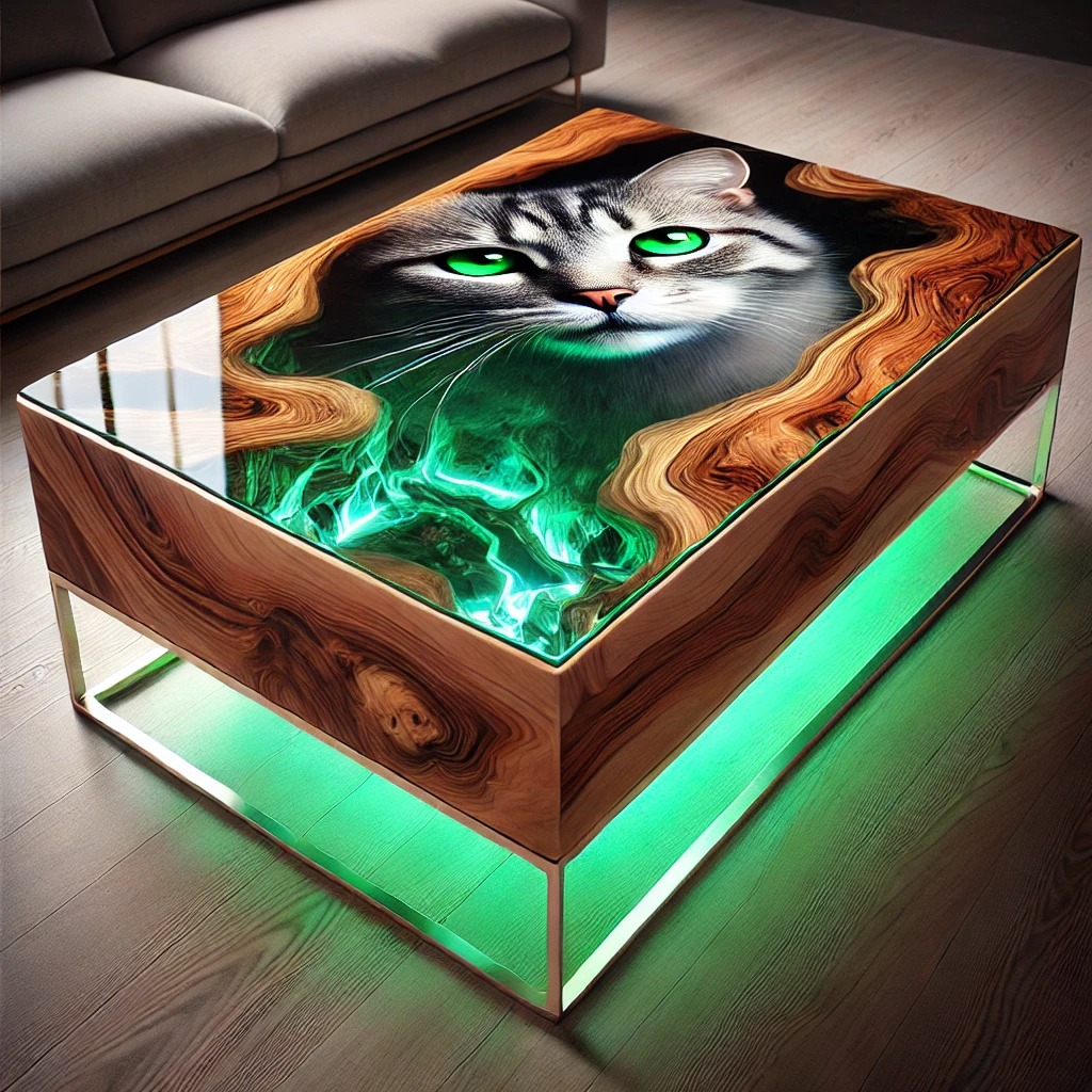 Benefits of Owning a Cat Epoxy Coffee Table