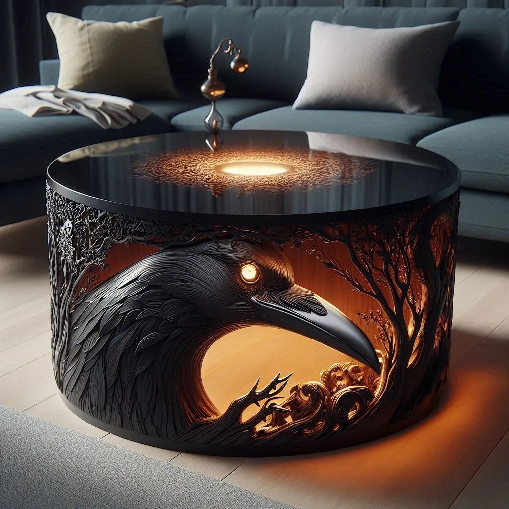 4. How to Integrate a Crows Resin Coffee Table into Your Home