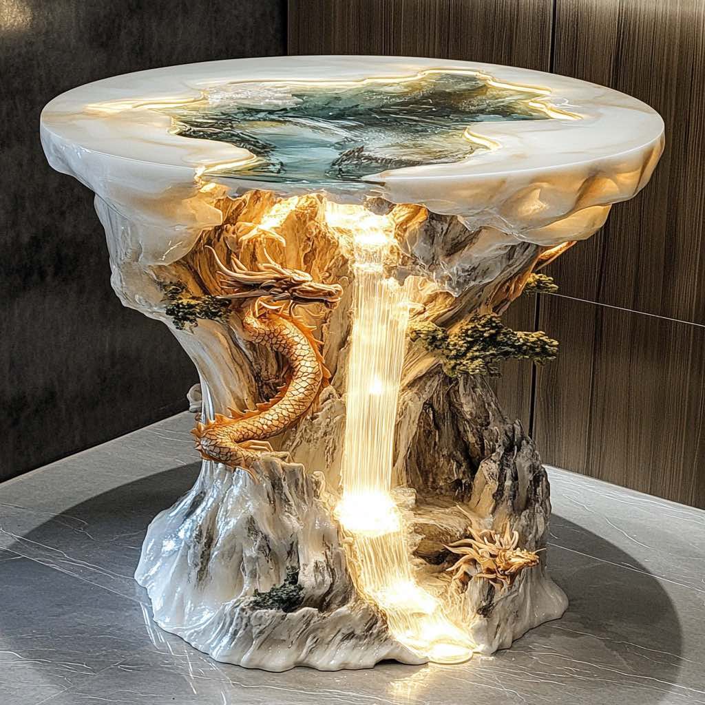 Materials and Craftsmanship: What Makes a Dragon Themed Coffee Table Special?