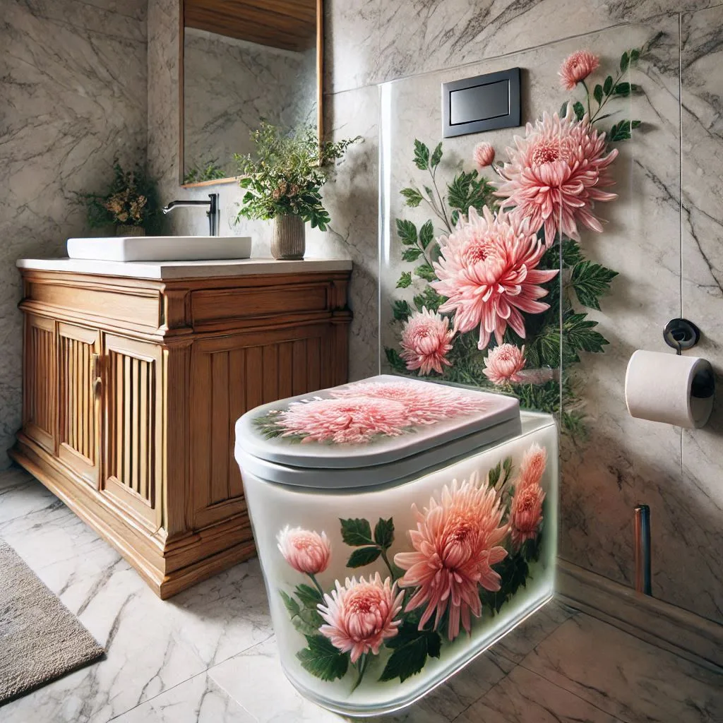 Flower-Themed Toilets: A Fusion of Nature and Bathroom Luxury