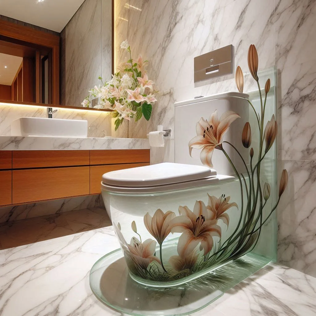 Benefits of Flower-Themed Toilets