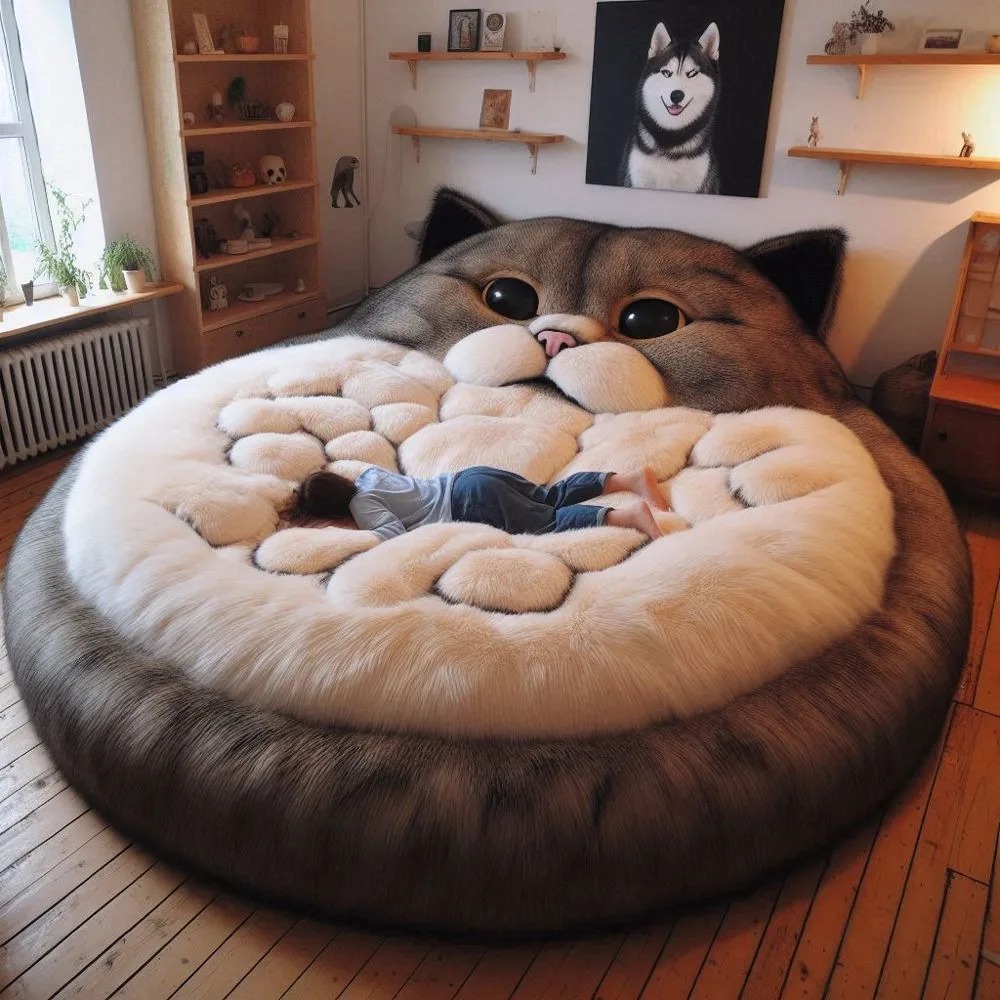 Giant Fur Pet Beds for Humans: The Ultimate Comfort Revolution