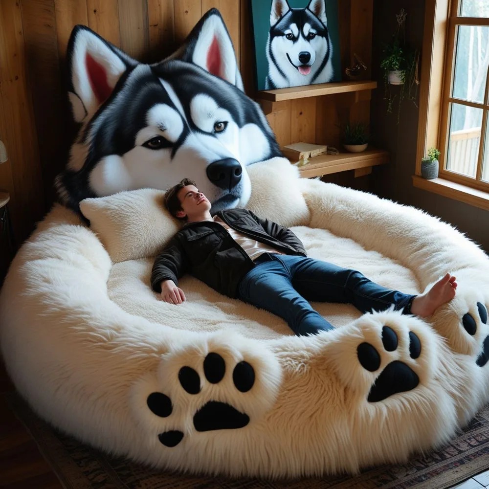 4. Creative Ways to Use Giant Fur Pet Beds in Your Home