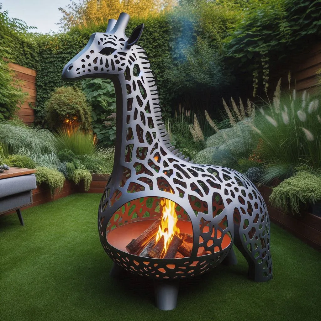 Why You Need a Giraffe Fire Pit in Your Life