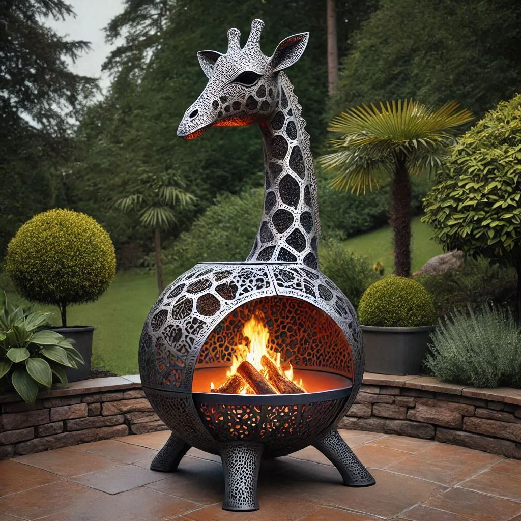 Where to Place Your Giraffe Fire Pit