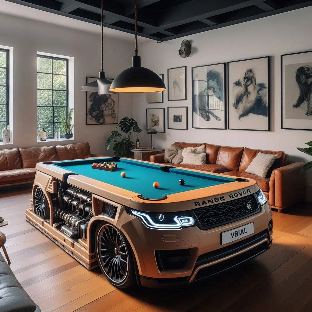 1. The Inspiration Behind Range Rover-Shaped Pool Tables