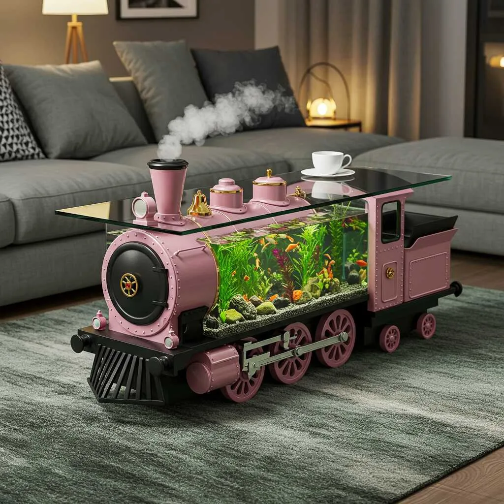 Conclusion: Bring Home the Magic of a Train Shaped Aquarium Coffee Table