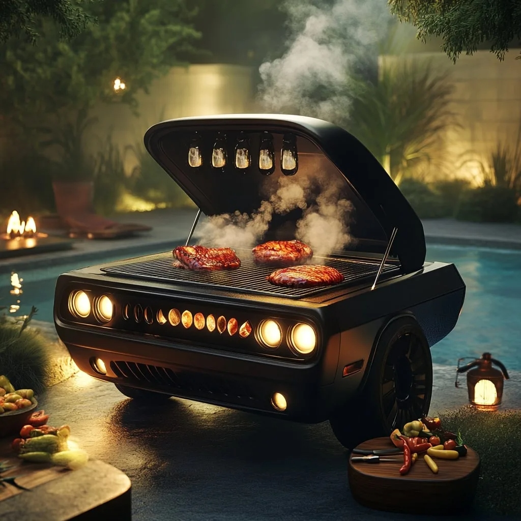 2. The Key Features of the Dodge Challenger BBQ Grill