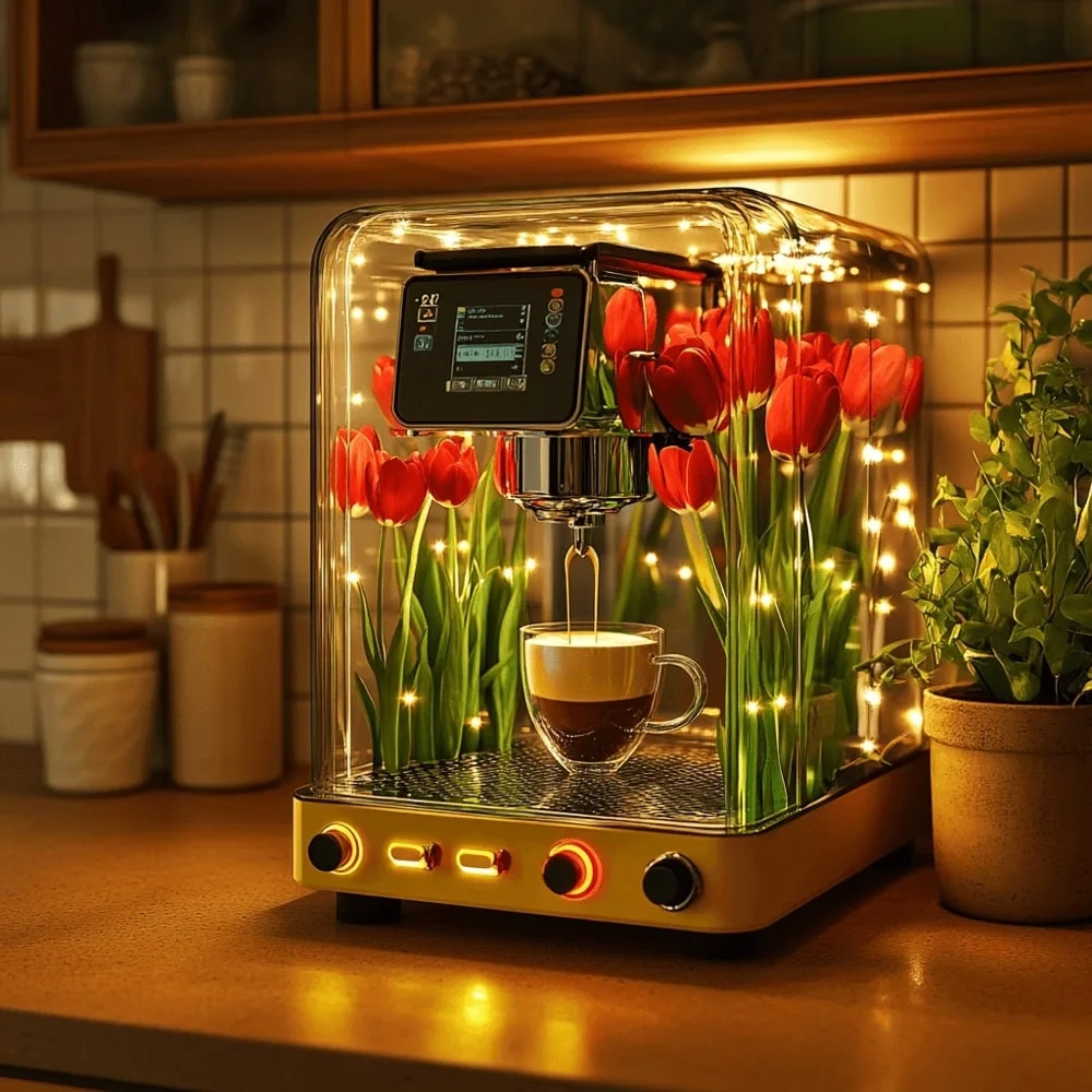 7. Where to Buy a Flower-Inspired Coffee Machine