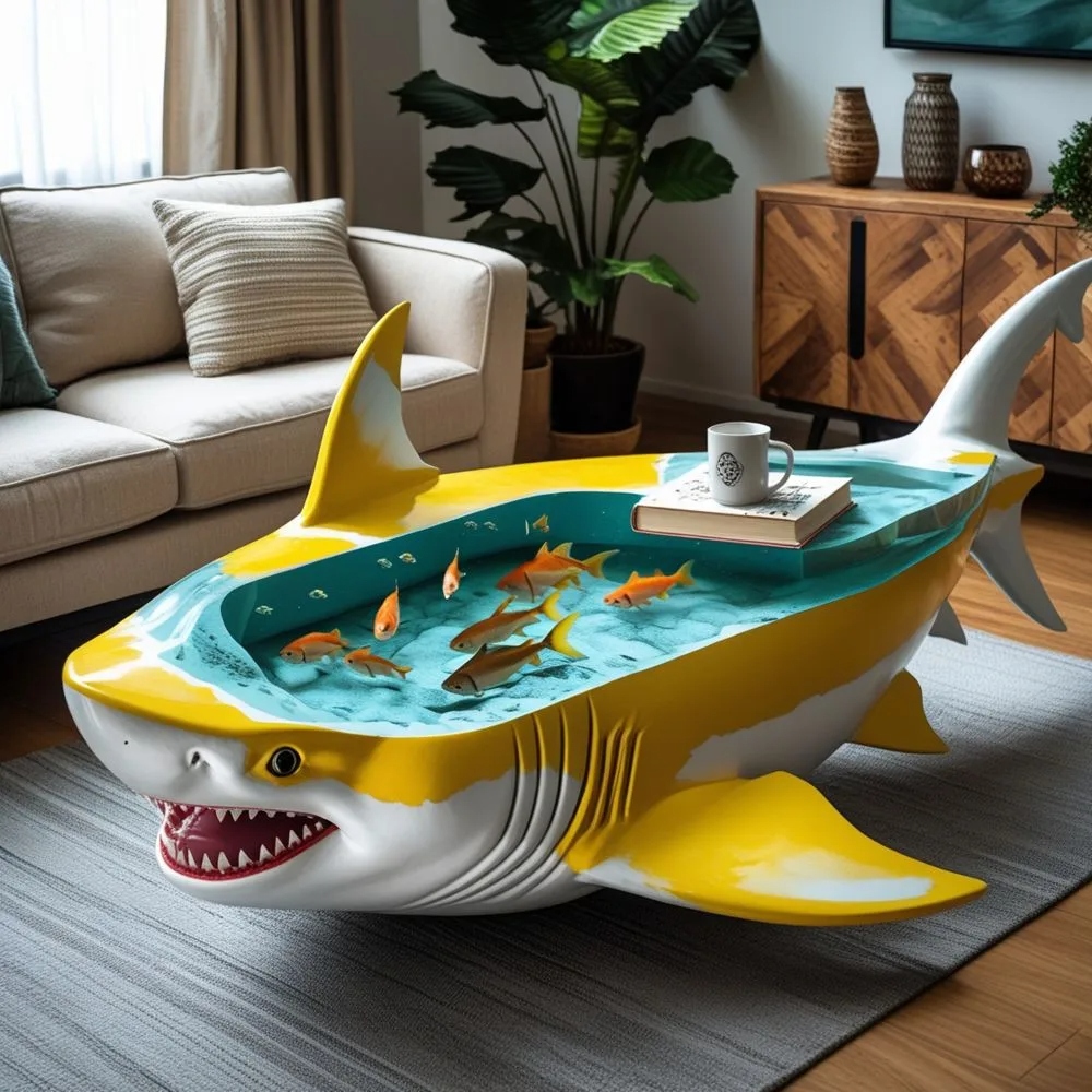 Why Choose an Aquarium Shark Coffee Table?