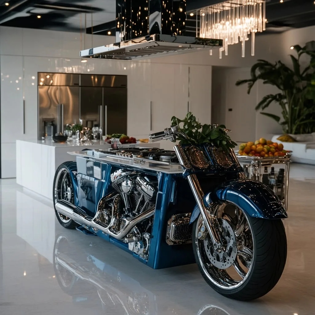 Harley Davidson Kitchen Island: Where Culinary Meets the Open Road