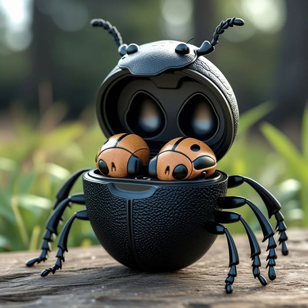 Insect Inspired Earbuds: A Striking Fusion of Nature and Technology