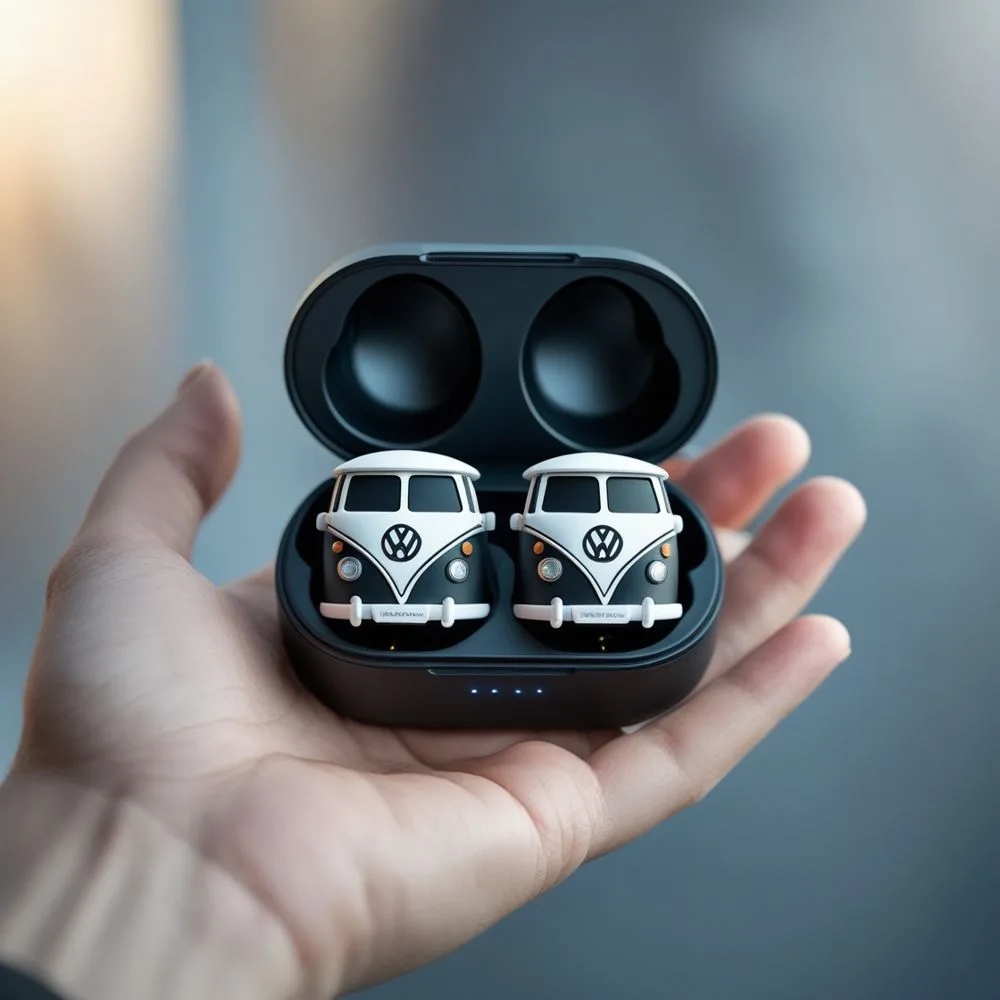 Volkswagen Bus Earbuds: A Fusion of Retro Charm and Modern Audio Technology