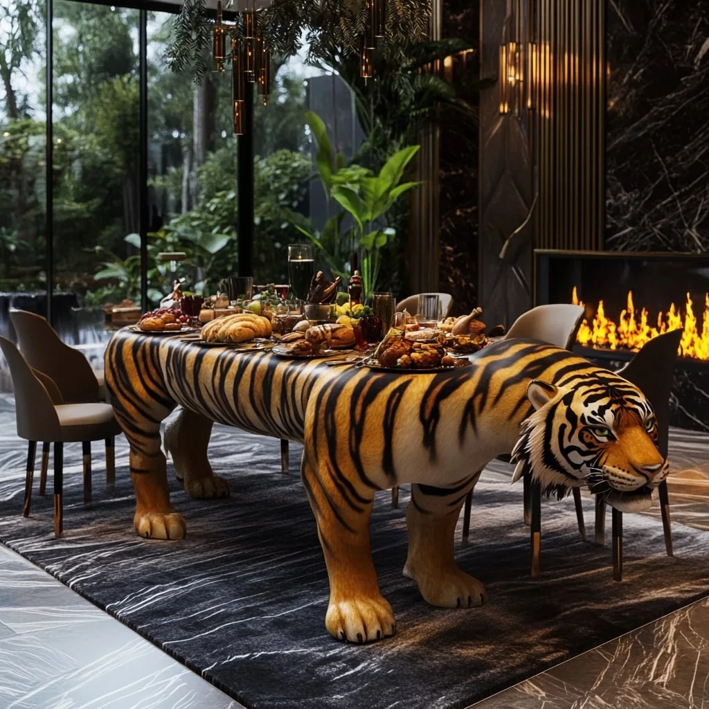 Why Animal Shaped Dining Tables Are a Roaring Success