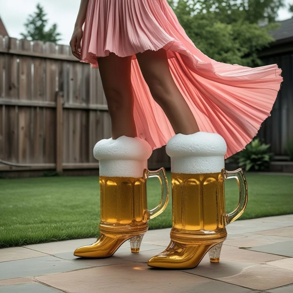 Beer Mug High Heels: Tapping into Fashion's Funniest (and Funkiest) Footwear