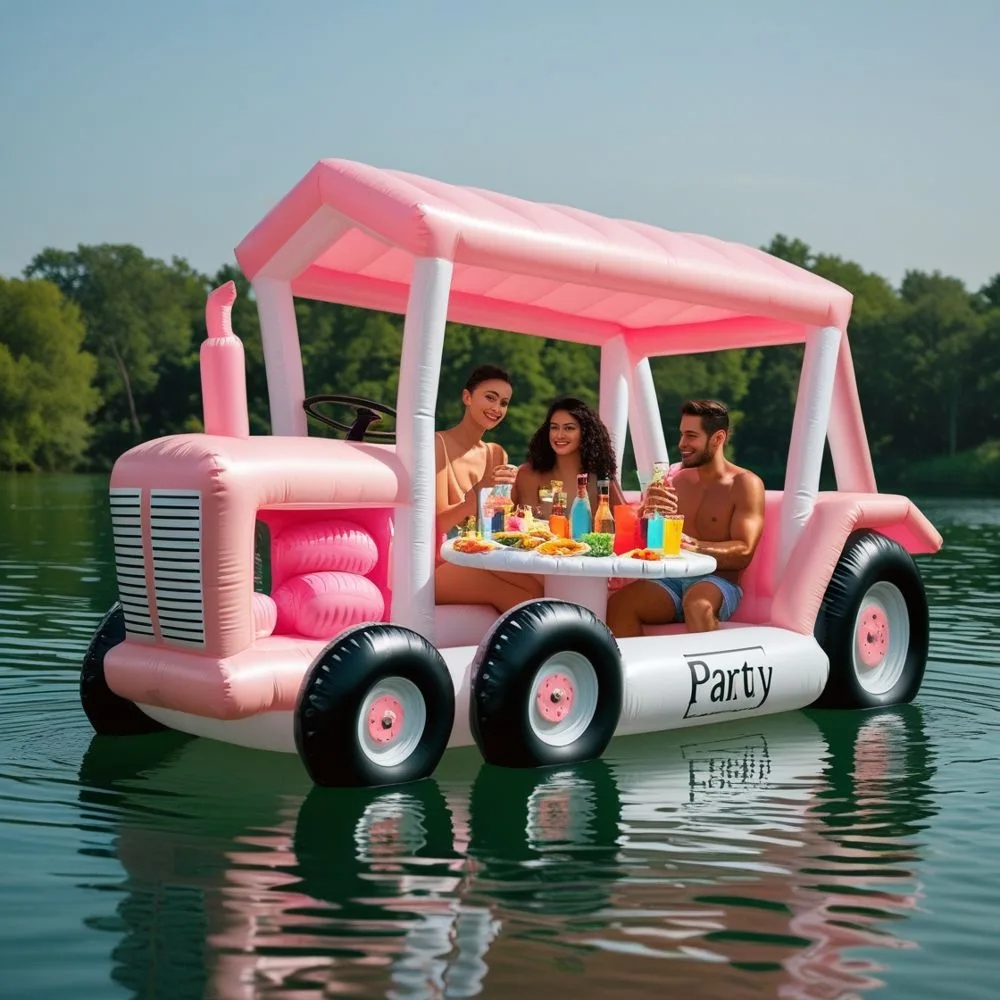 Giant Inflatable Tractor Lake Floats: Ploughing a New Path to Fun!