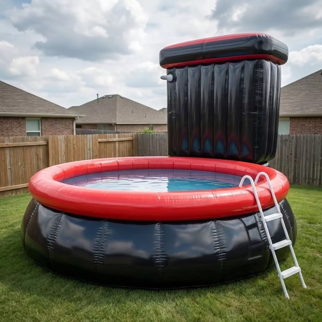 How to Style Your "Trashy-Chic" Pool Party