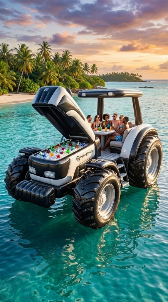 Who Needs a Tractor in the Pool?