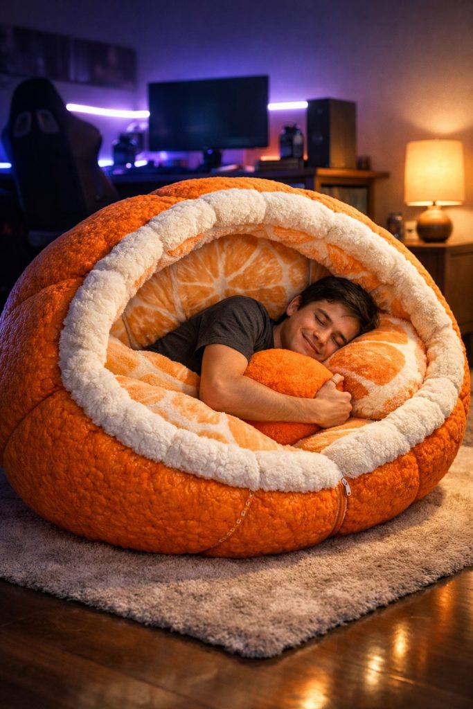 Enter the Fruit Sleeping Bag.