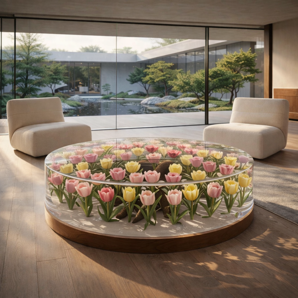 Why Epoxy Flower Coffee Tables are the New "Must-Have" for 2026