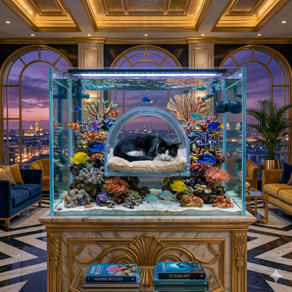 The Physics of the Feline Submarine