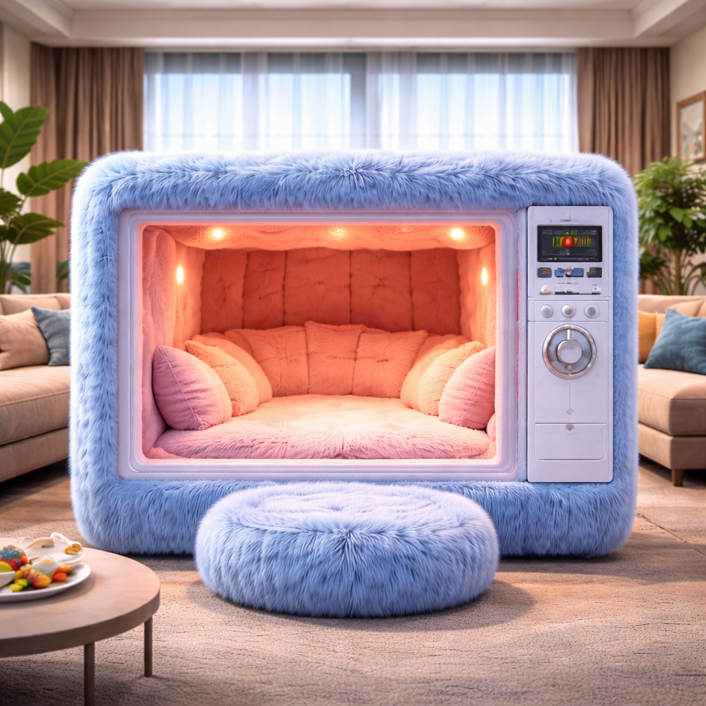 Reheat Your Soul: The Hilarious Comfort of the Microwave Oven Shaped Lounger