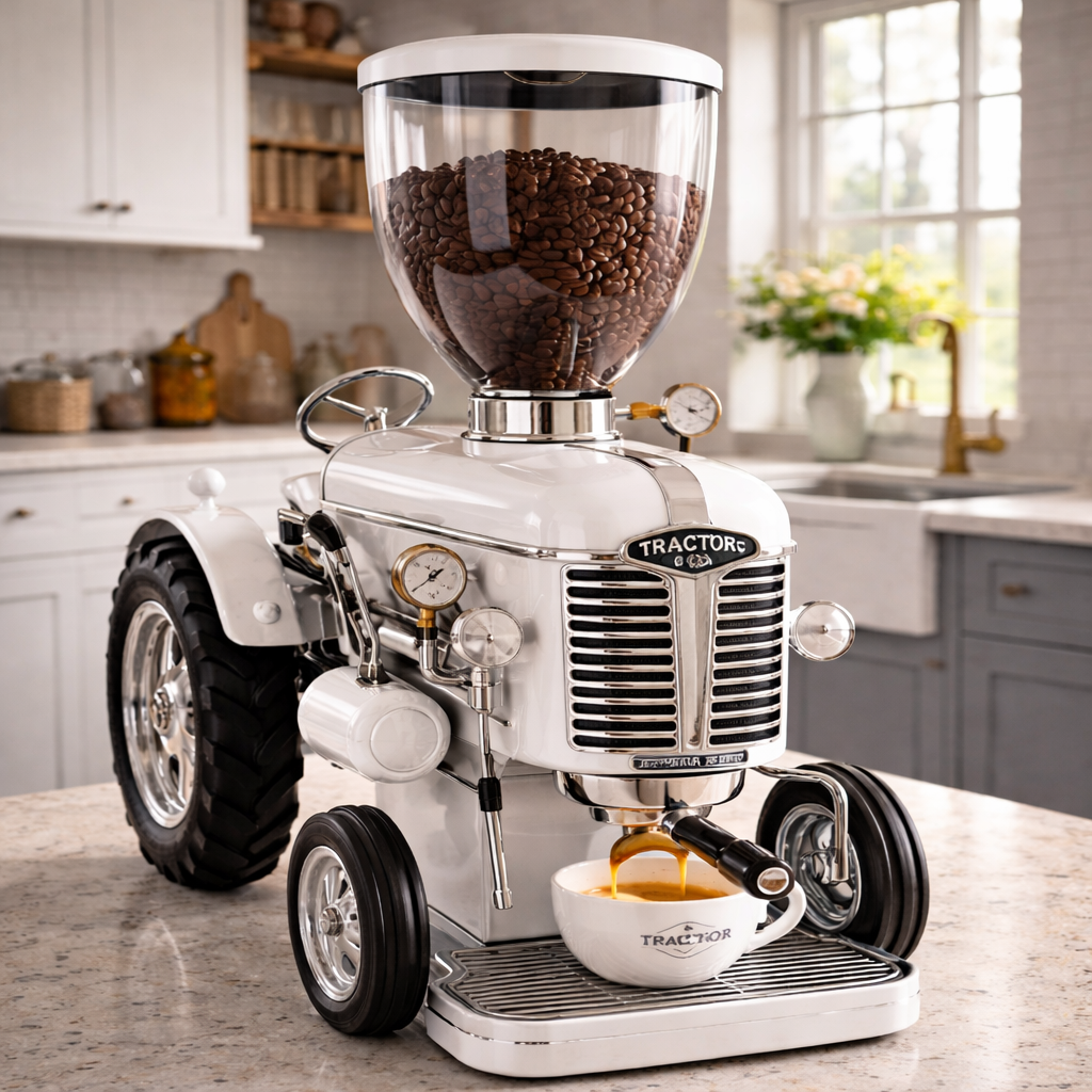Plowing Through the Morning: The Rugged Glory of Tractor Shaped Coffee Makers
